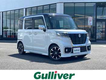 スズキ スペーシア カスタム HYBRID XS ターボ 衝突軽減 両側電動 全周囲カメラ 4WD