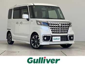 スズキ スペーシア カスタム HYBRID XS ターボ 8型ナビ 両側電動 シートヒーター HUD LED