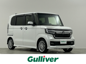 ホンダ Ｎ ＢＯＸ カスタム L ターボ 禁煙車 純正8型ナビ 両側電動 温シート ETC