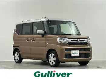 スズキ スペーシア HYBRID X 禁煙車 両側電動 温シート 衝突軽減 LED