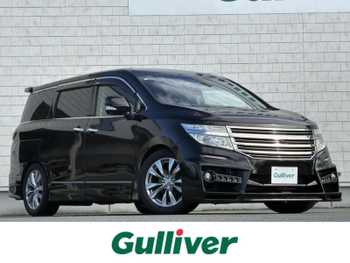 日産 エルグランド ライダー 黒本革 パワーシート サンルーフ 両側パワスラ 天吊モニター ETC