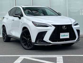 レクサス ＮＸ 350h Fスポーツ 純正14インチナビTV赤黒レザーシート