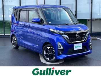 日産 ルークス ハイウェイスター X 純正ナビ　ドラレコ　片側パワスラ　TV