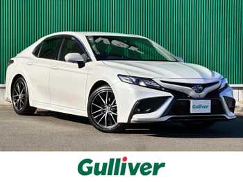 トヨタ カムリ WSレザーパッケージ 9型ナビ 全周囲カメラ 本革シート BSM ETC