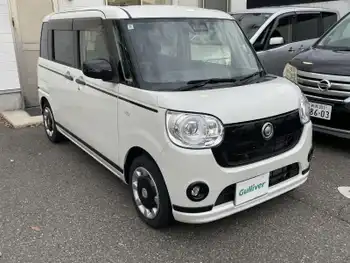 ダイハツ ムーヴ キャンバス G ブラックアクセント リミテッド SAⅢ ワンオーナー 純正ホイール夏タイヤ装着 ド