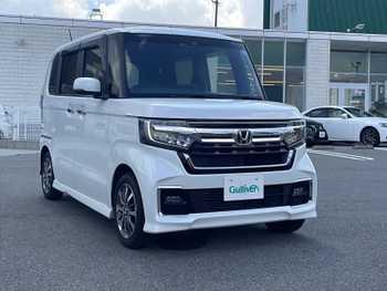 ホンダ Ｎ ＢＯＸ カスタム L SDナビ ウッドコンビステリング ETC