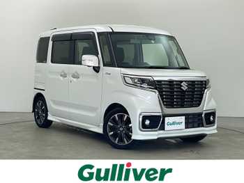 スズキ スペーシア カスタム HYBRID XS ターボ 社外ナビ バックカメラ 全方位カメラ