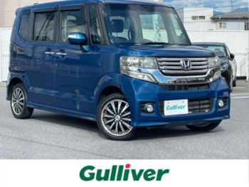 ホンダ Ｎ ＢＯＸ カスタム G ターボパッケージ ワンオーナー　ETC　両側パワースライドド