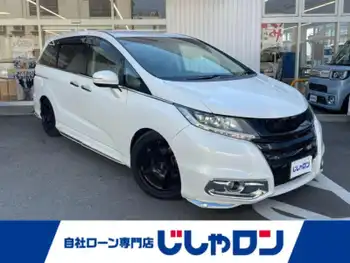 ホンダ オデッセイ アブソルート EX TEIN車高調 RAYS18AW 後席モニタ 全方位M
