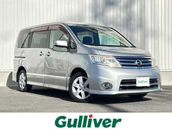 日産 セレナ ハイウェイスター VエアロセレHDD 純正HDDナビCDDVDAUXフルセグT