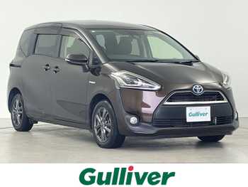 トヨタ シエンタ ハイブリッド G クエロ 純正ナビ　ハーフレザーシート　両パワスラ