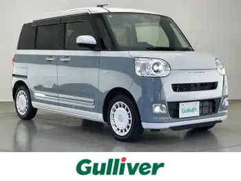 ダイハツ ムーヴ キャンバス ストライプス G ターボ 純正ナビTV 全方位 シートヒーター 禁煙車