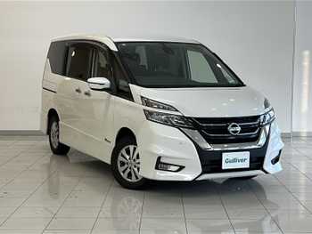 日産 セレナ ハイウェイスター プロパイロットED 衝突軽減 9inSDナビ DTV BT 天吊モニター