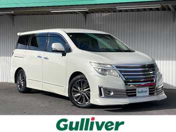 日産 エルグランド ライダー 黒本革シート 黒革 両側パワスラ ナビフルセグ　Bカメラ