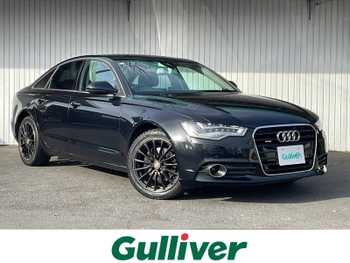 アウディ Ａ６ 2．8 FSI クワトロ ブラックレザー　純正ナビ　バックカメラ