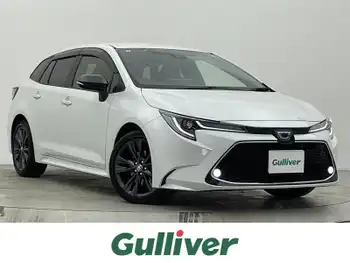 トヨタ カローラツーリング ハイブリッド ダブルバイビー 純正DAナビ フルセグTV シートヒーター