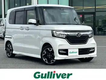 ホンダ Ｎ ＢＯＸ カスタム G L ターボ ホンダセンシング 純正ナビTV クルコン Bカメ 両側パワスラ