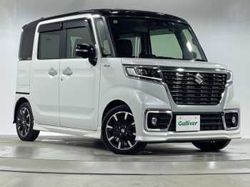 スズキ スペーシア カスタム HYBRID XS ターボ 前後ソナー 全方位カメラ 両側パワスラ