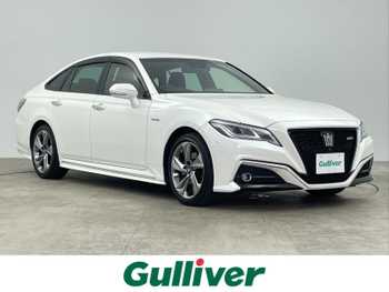 トヨタ クラウン ハイブリッド RS 禁煙 デカナビ 全方位カメラ 衝突軽減