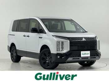 三菱 デリカＤ：５ シャモニー 後席モニター　衝突軽減ブレーキ　社外ナビ