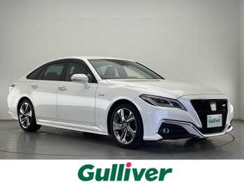 トヨタ クラウン ハイブリッド RS アドバンス 禁煙車 純正9.8型ナビTV 全方位モニター