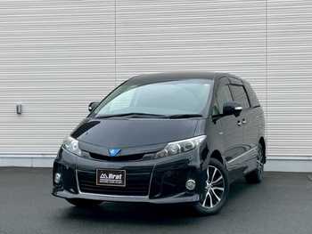 トヨタ エスティマ ハイブリッド アエラス プレミアムエディション 純正HDDナビ　ステアリングリモコン