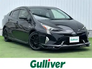 トヨタ プリウス Sセーフティプラス 禁煙 純ナビ Bカメラ ROWENエアロ GSpeedAW