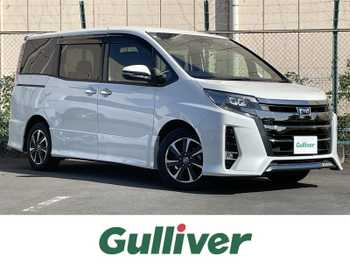 トヨタ ノア Si ダブルバイビーⅡ 純正SDナビ 純正LED ハーフレザー バック
