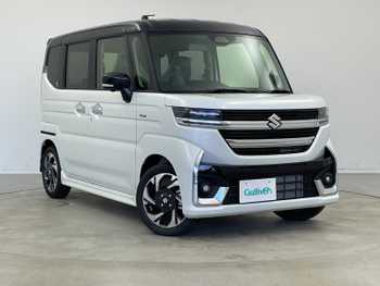 スズキ スペーシア カスタム HYBRID XS 4WD ハーフレザー 全周囲カメラ