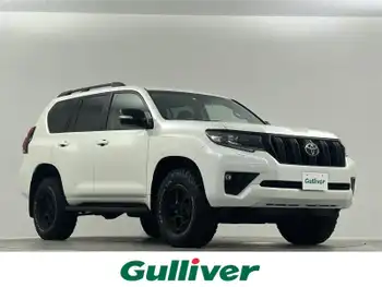 トヨタ ランドクルーザー プラド TX Lパッケージ マットブラED 9型DA ナビ機能 全方位 ETC KCアルミ ETC