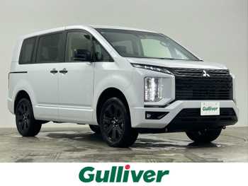 三菱 デリカＤ：５ ブラックエディション 登録済未使用車 社外11型ナビ　後席モニタ