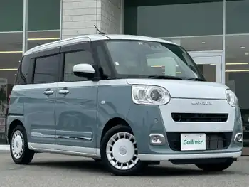ダイハツ ムーヴ キャンバス ストライプス G ターボ 純正10型ナビ 全方位カメラ 両側パワスラ