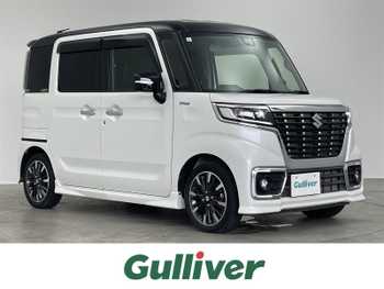 スズキ スペーシア カスタム HYBRID XS 純正ナビ バックカメラ 衝突軽減B ETC TV