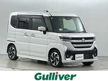 スズキ スペーシア カスタム HYBRID XS 禁煙 ワンオーナー 純正9型ナビ 衝突軽減