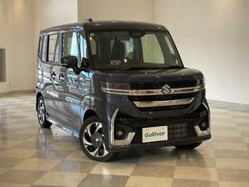 スズキ スペーシア カスタム HYBRID XS ターボ 純正9型メモリーナビ 全方位 HUD クルコン