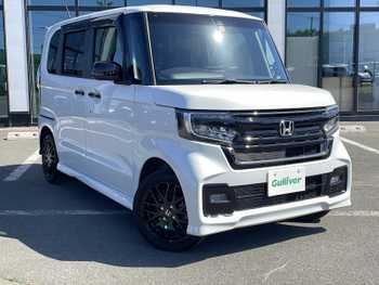 ホンダ Ｎ ＢＯＸ カスタム L ターボ スタイル+ブラック 純正9型ナビ Bカメラ 両パワスラ クルコン