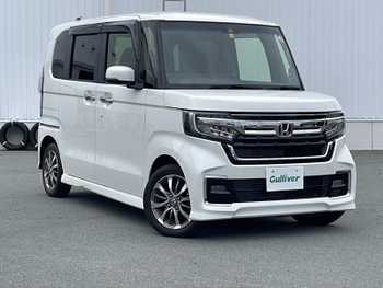 ホンダ Ｎ ＢＯＸ カスタム L 社外8型ナビ バックカメラ 片側電動 ETC