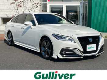 トヨタ クラウン ハイブリッド RS アドバンス Four ナビTV 全方位 黒革エアシート モデリスタ