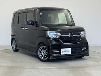ホンダ Ｎ ＢＯＸ カスタム G L ターボ ホンダセンシング 社外SDナビ 両側パワスラ ターボ 純正ETC
