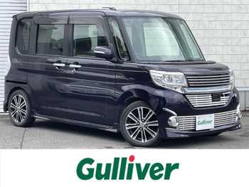 ダイハツ タント カスタム RS 純正8型ナビ 後席モニター 両側自動 TV ETC
