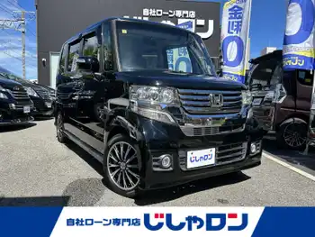 ホンダ Ｎ ＢＯＸ カスタム G ターボパッケージ 社外ナビ　Bカメ　ETC