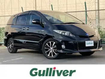 トヨタ エスティマ ハイブリッド アエラス レザーパッケージ 純正ナビ 電動格納シート　全周囲