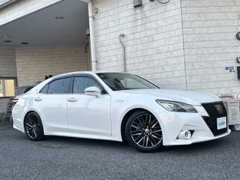 トヨタ クラウン ハイブリッド アスリートS ブラックスタイル 1オナ 純正ナビ Bカメラ GPSレーダー ETC