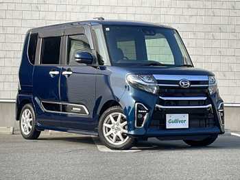 ダイハツ タント カスタム RS スタイルセレクション 禁煙 ACC 両側電動 社外ナビ 半革シートLED