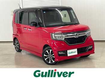 ホンダ Ｎ ＢＯＸ カスタム G L ホンダセンシング 純正ナビETCBカメラクルコン片側パワスラ