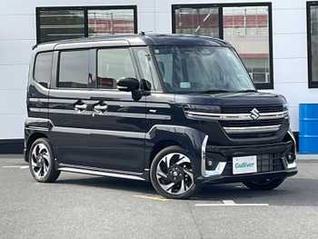 スズキ スペーシア カスタム HYBRID XS 両側電動扉 温席 衝突軽減 HUD USB LED