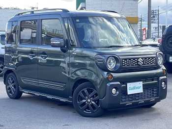 スズキ スペーシア ギア HYBRID XZ スペアキー  社外ナビ  両側電動ドア ETC