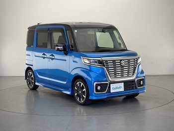 スズキ スペーシア カスタム HYBRID XS ターボ 純正SDナビ 全方位 ETC 両側パワスラ