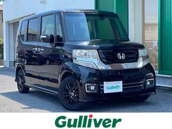ホンダ Ｎ ＢＯＸ カスタム SSブラックSパッケージ 禁煙車 純正ナビ バックカメラ 両パワスラ