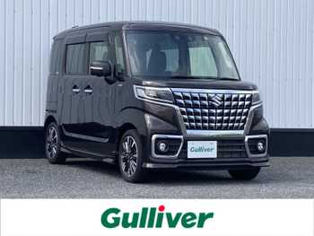 スズキ スペーシア カスタム HYBRID XS 純正8型ナビ全周囲カメラ前後ドラレコ